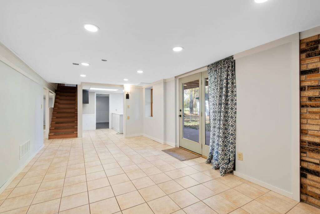 walkout basement renovation